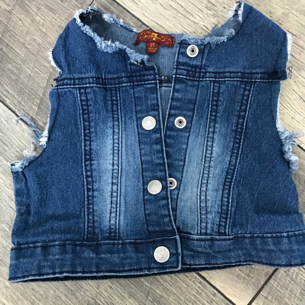 7 for all Mankind toddler vest